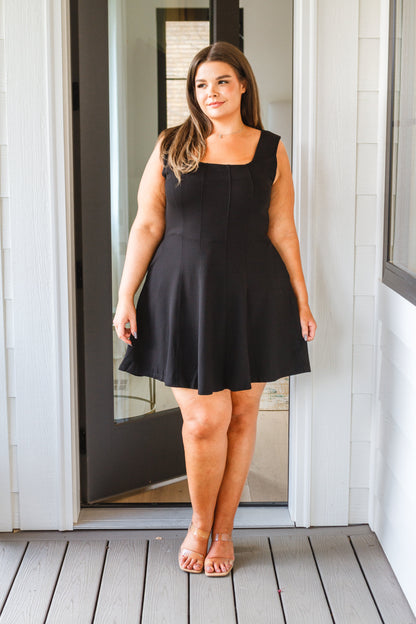 POL • Polo Match Square Neck Dress