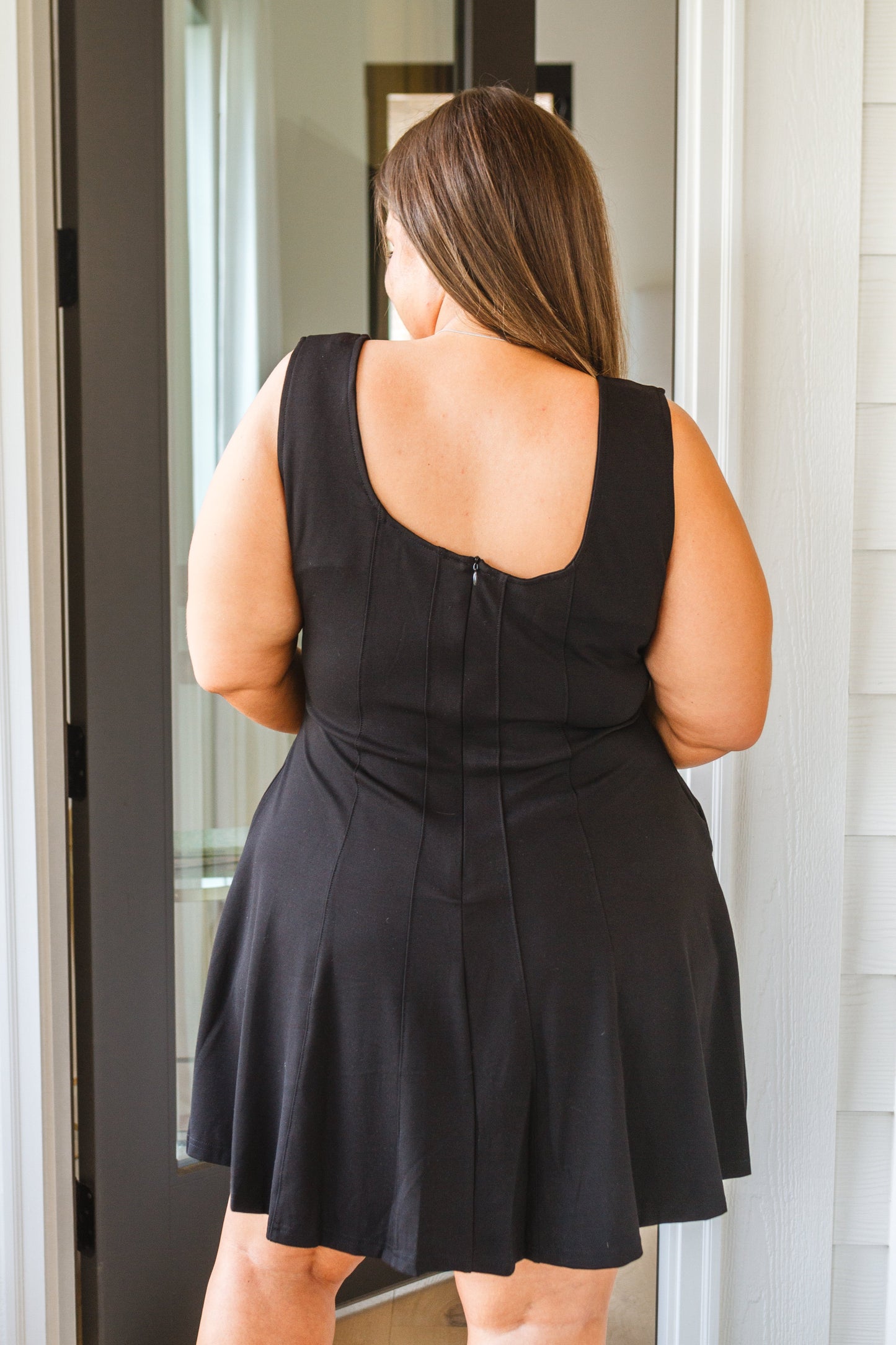POL • Polo Match Square Neck Dress