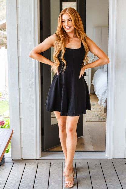 POL • Polo Match Square Neck Dress