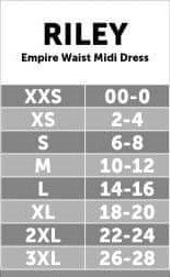 LuLaRoe Riley • Empire Waist Midi Dress • Blue Pink Vertical Stripe