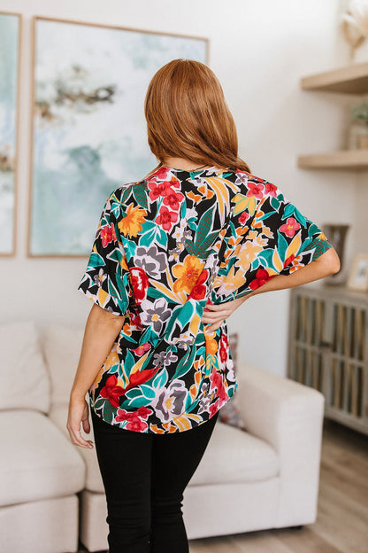 Jodifl • Pretty in Paradise Floral Blouse