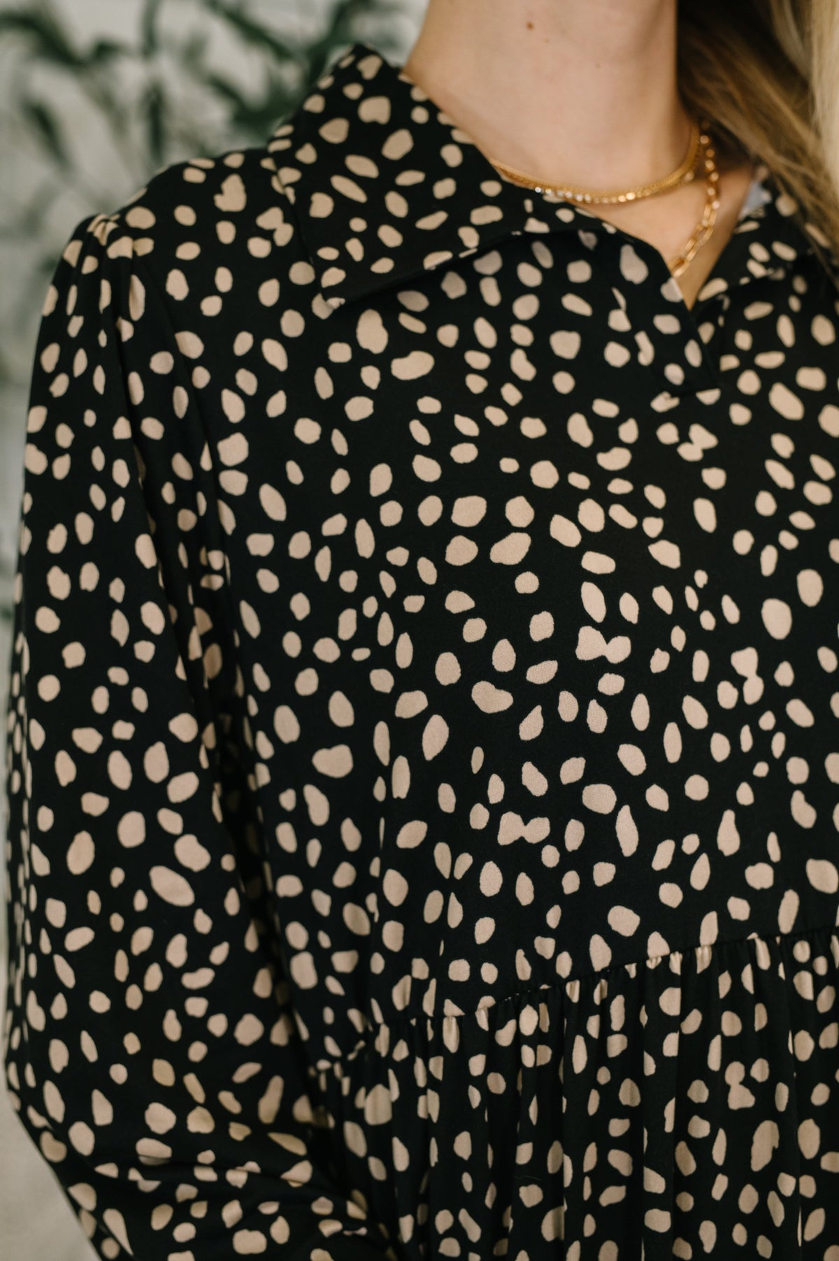 Promotional Proposal • Collared Dress in Black and Khaki