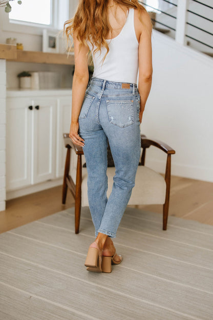 Judy Blue • Reese Rhinestone Slim Fit Jeans