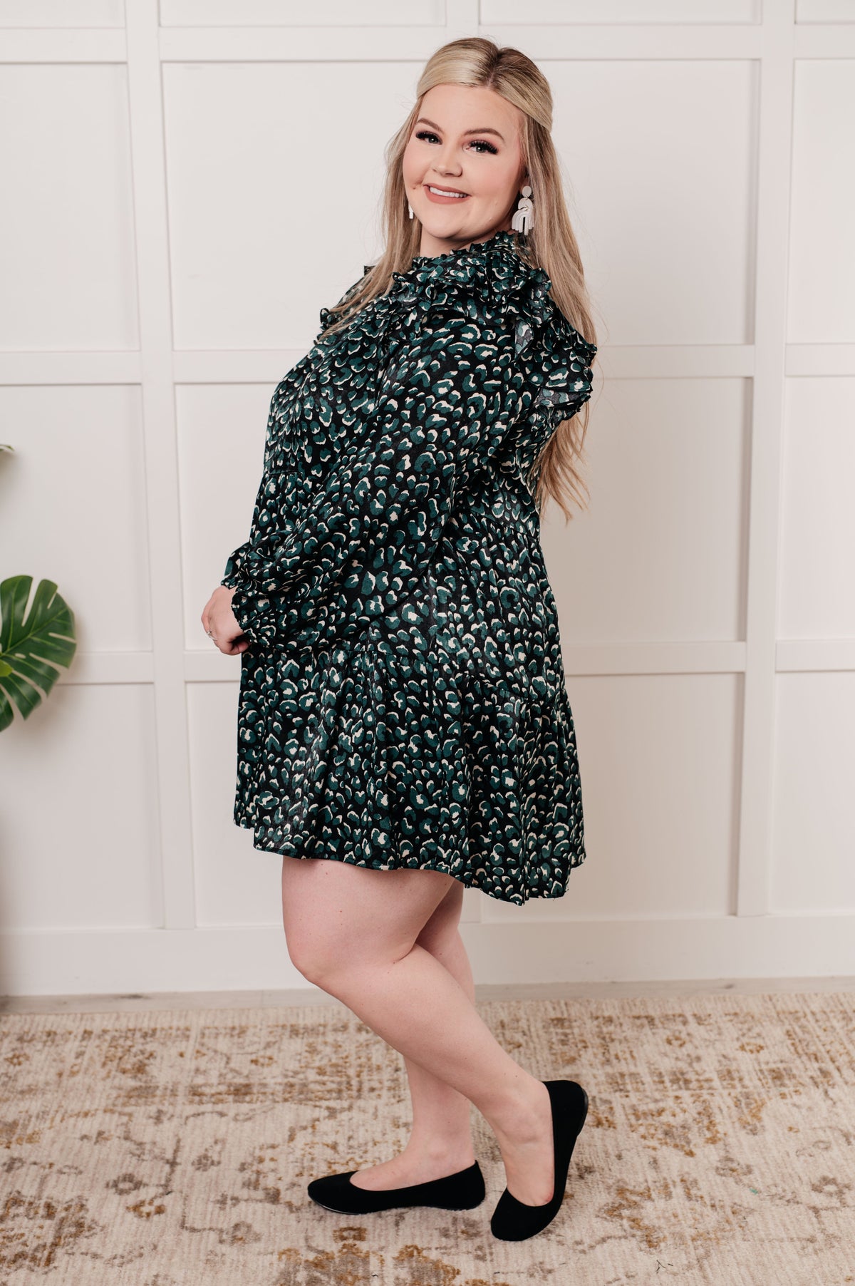 Jodifl • Right As Rain Ruffle Detail Dress