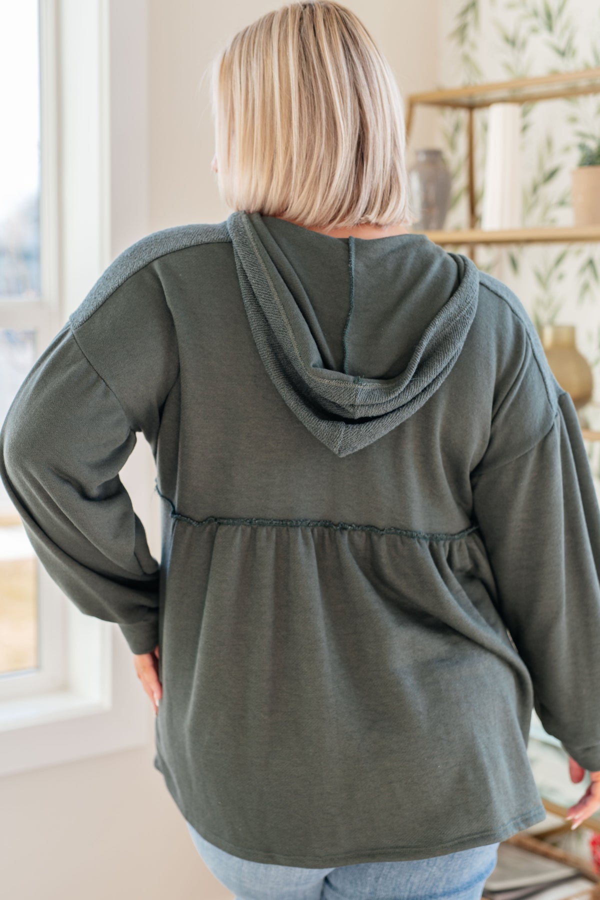 She's Not Wrong • Hooded V-Neck Pullover