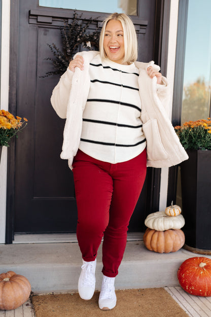 Jodifl • Shrouded in Sherpa Coat in White