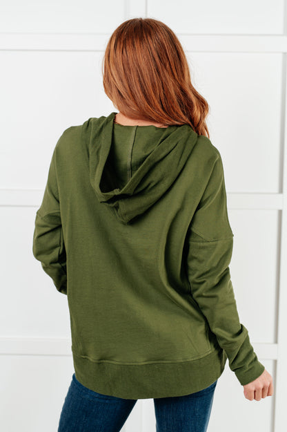 Haptics • 100% Cotton • Simple Snug Snap Hooded Pullover