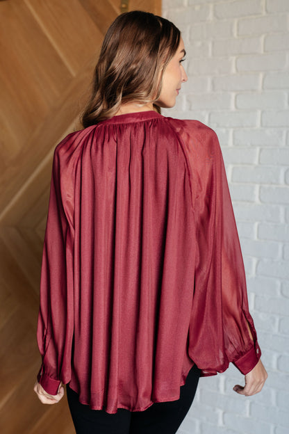 Jodifl • Smiles and Pouts • Bat Sleeve Button Down