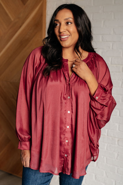 Jodifl • Smiles and Pouts • Bat Sleeve Button Down