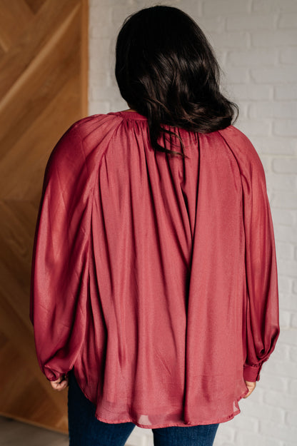 Jodifl • Smiles and Pouts • Bat Sleeve Button Down