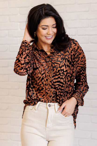 Jodifl • So Fierce Animal Print Blouse