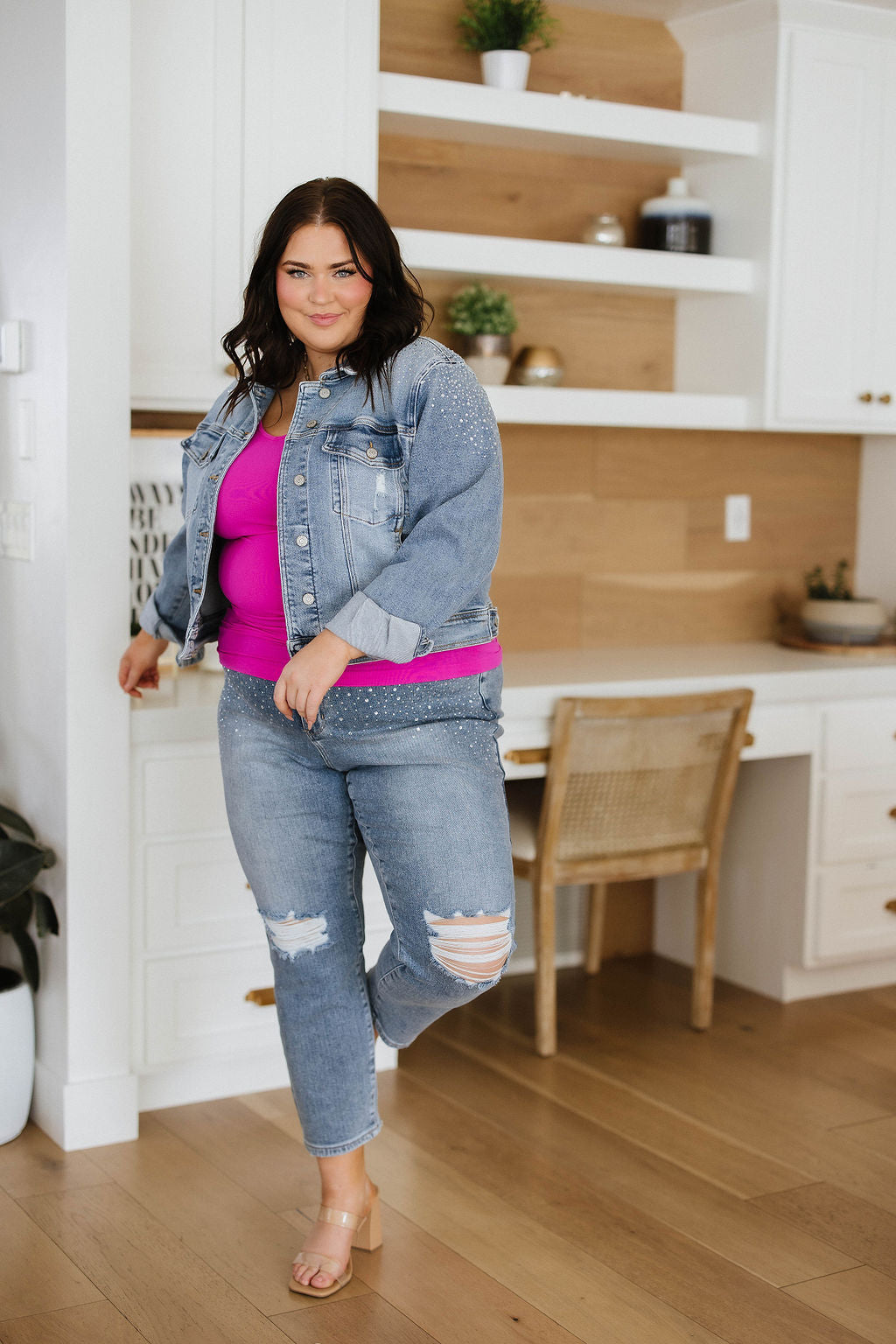 Judy Blue • Reese Rhinestone Slim Fit Jeans