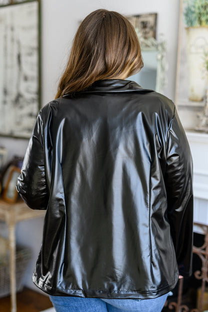 Jodifl • Streets of Dublin Faux Leather Blazer