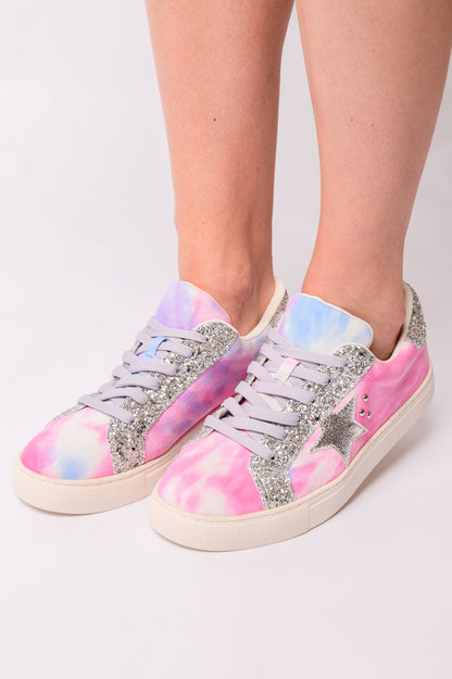 Corkys • Supernova Sneakers in Pastel Tie Dye