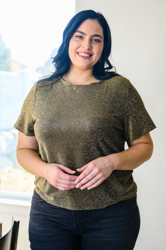 Mittoshop • Sweetly Twinkle Short Sleeve Knit Top In Black