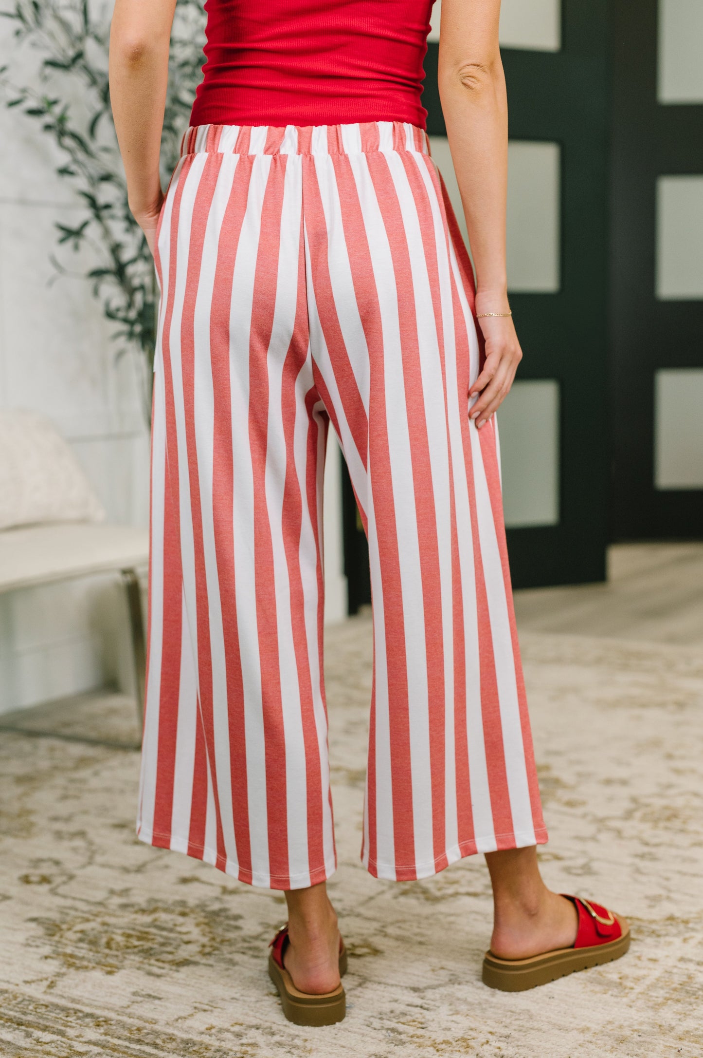 Haptics • Take Your Time High Waisted Wide Leg Bottoms