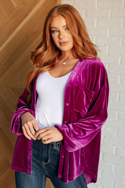 Jodifl • The Best Policy • Velvet Balloon Sleeve Top