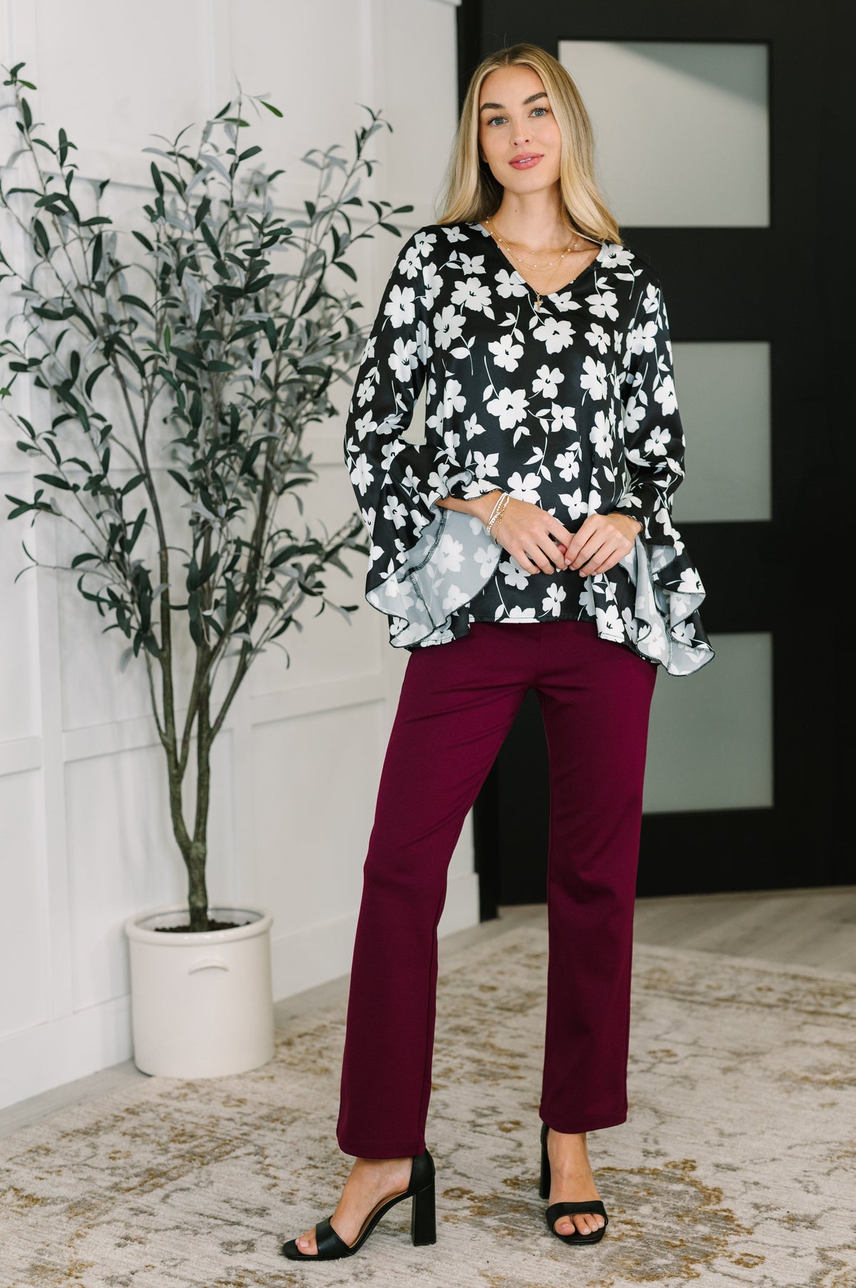 Haptics • Time and Time Again • Floral Blouse
