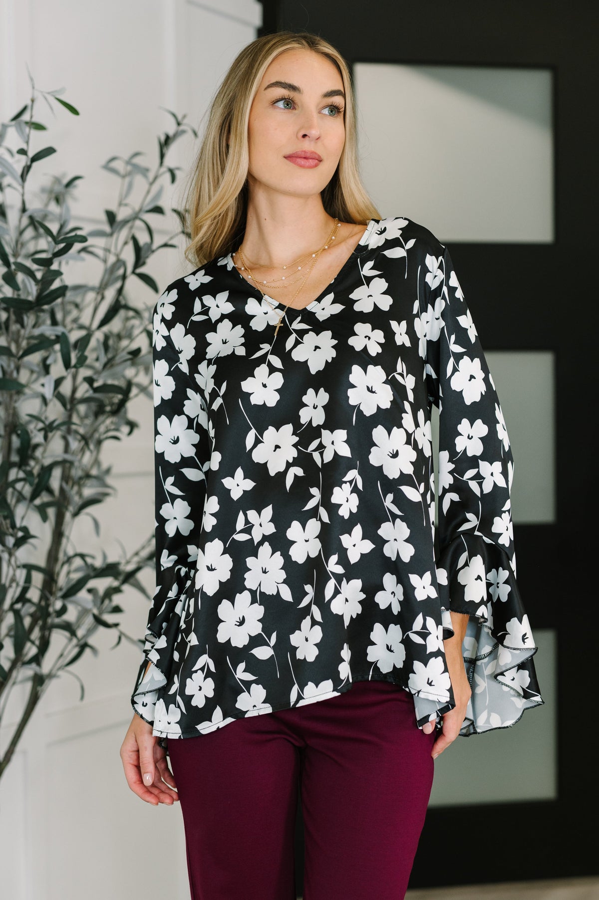 Haptics • Time and Time Again • Floral Blouse