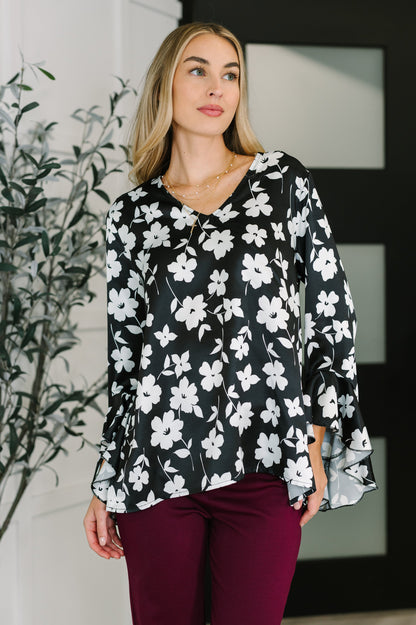 Haptics • Time and Time Again • Floral Blouse