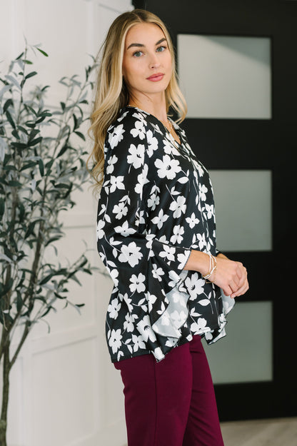 Haptics • Time and Time Again • Floral Blouse