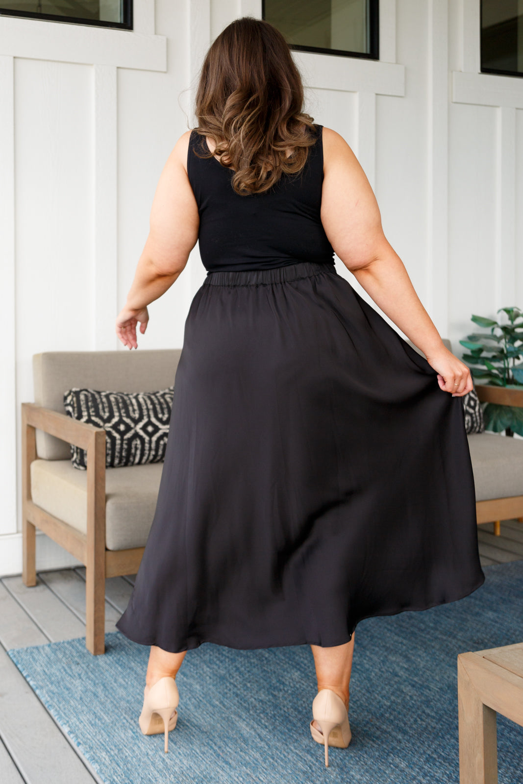 Jodifl • Timeless Tale Maxi Skirt in Black