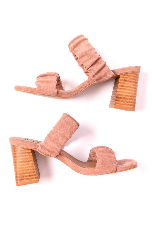 Corkys • Tropic Like it's Hot Heels in Blush Suede
