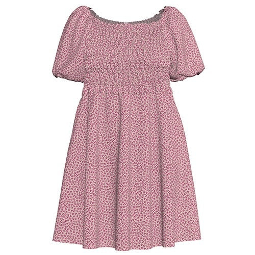 LuLaRoe Alina Babydoll Nap Dress • Smocked Bodice • Bubble Sleeves