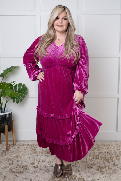 Jodifl • Velvet Flamenco Maxi Dress