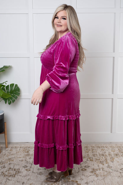 Jodifl • Velvet Flamenco Maxi Dress