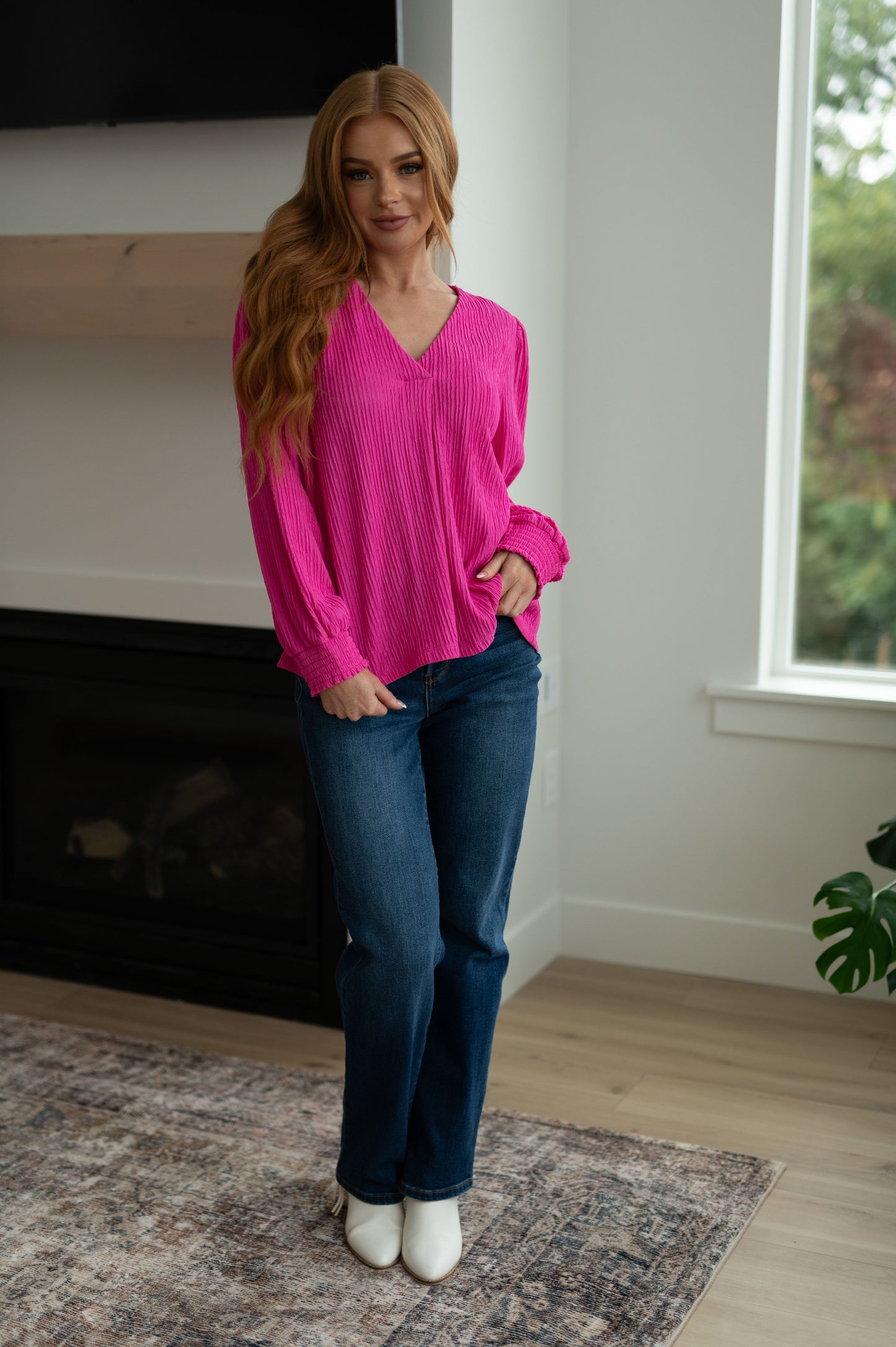 Jodifl • Very Refined V-Neck Blouse