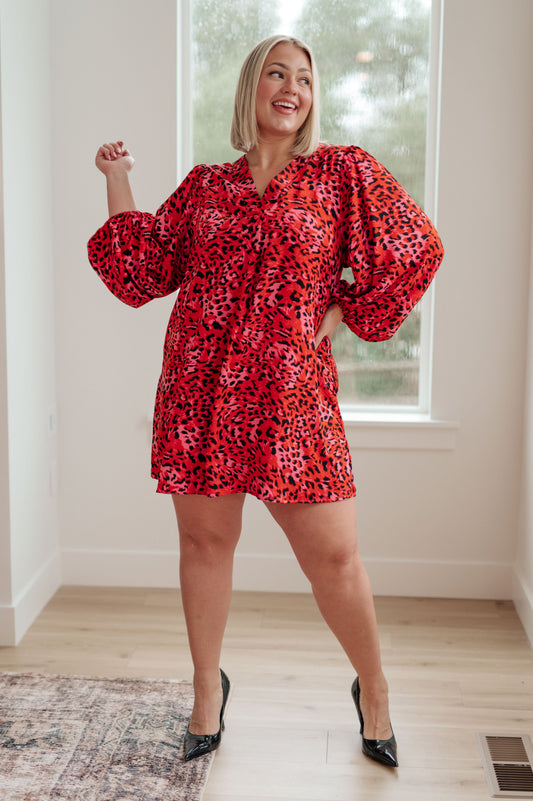 Jodifl • Wild About Life Animal Print Dress
