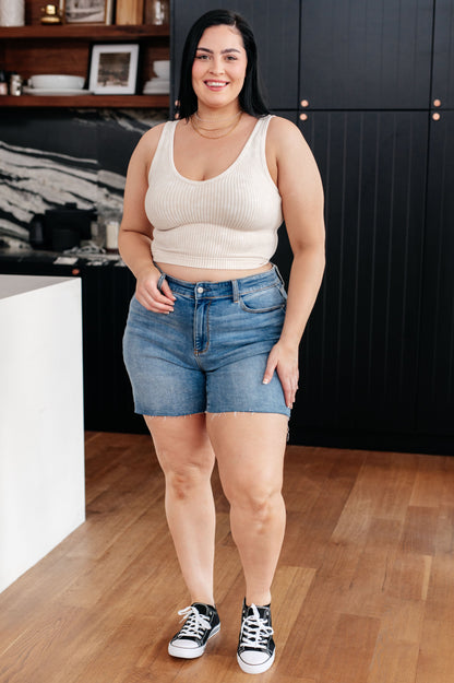 Judy Blue • Willa • High Rise Cutoff Shorts