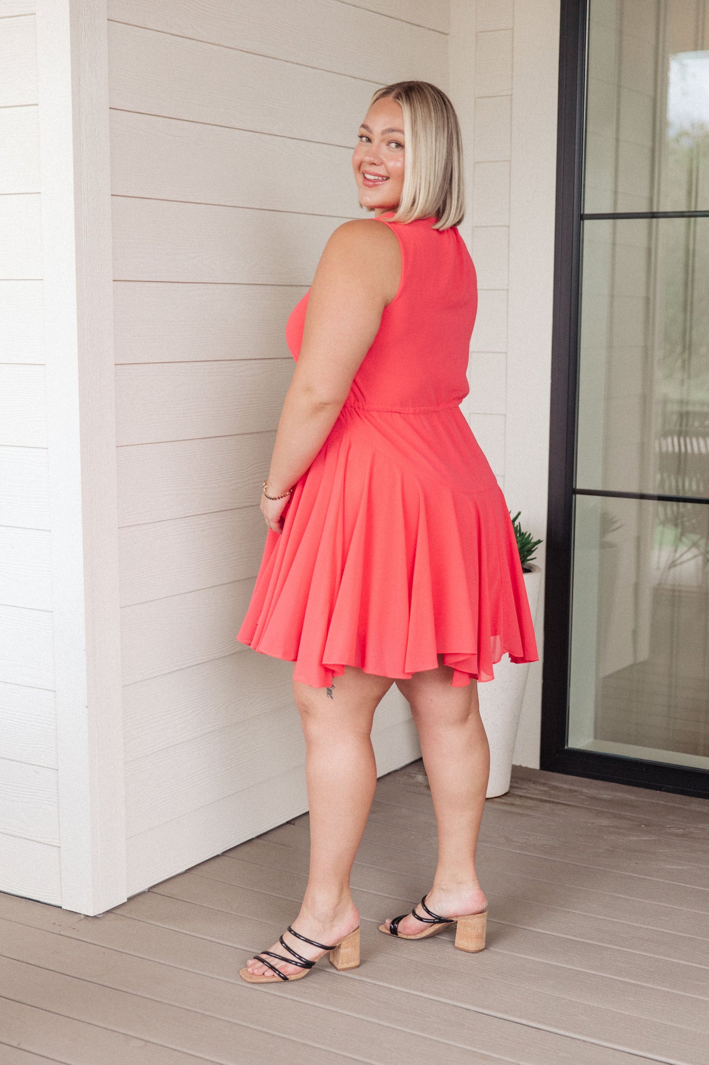 143 Story • Worth the Wait V-Neck Dress