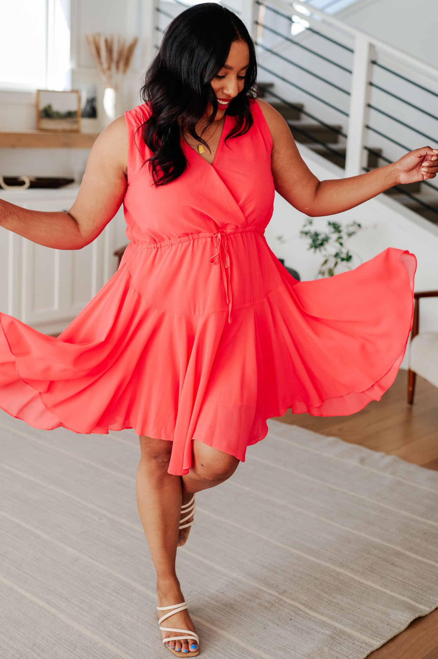 143 Story • Worth the Wait V-Neck Dress