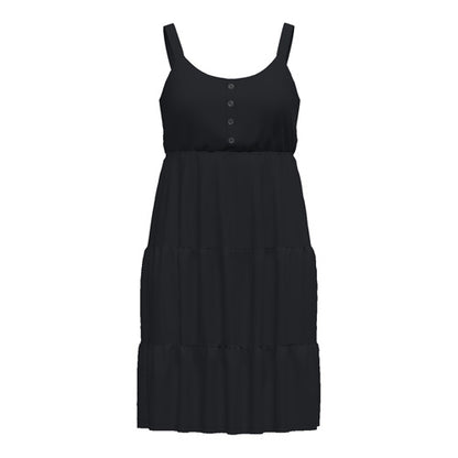 LuLaRoe  Amanda • Tiered Tank Top Dress • Solid Black