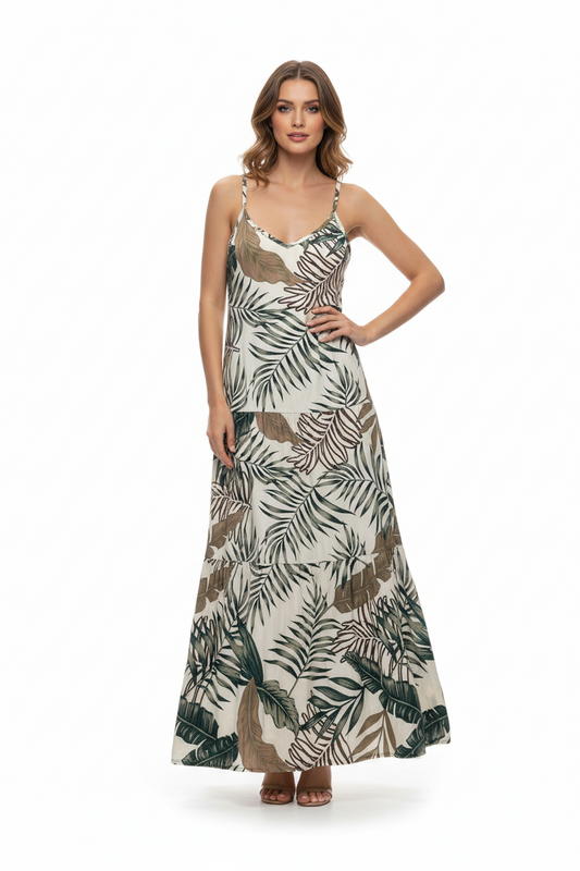 Resort Wear • Carina Tiered Maxi Dress • Swimsuit Coverup