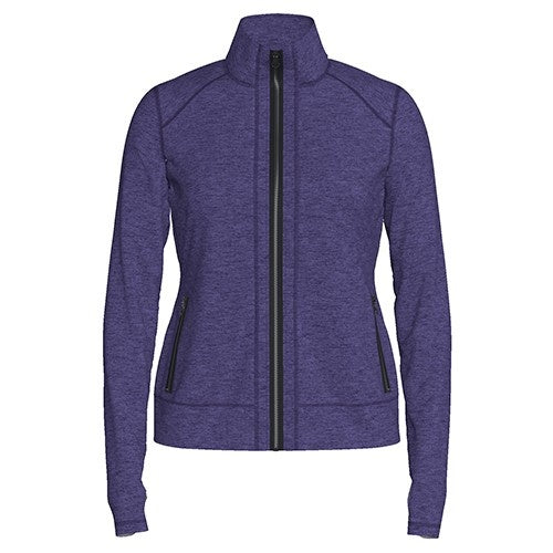 LuLaRoe RISE • Bold Yoga Jacket • Heathered Navy
