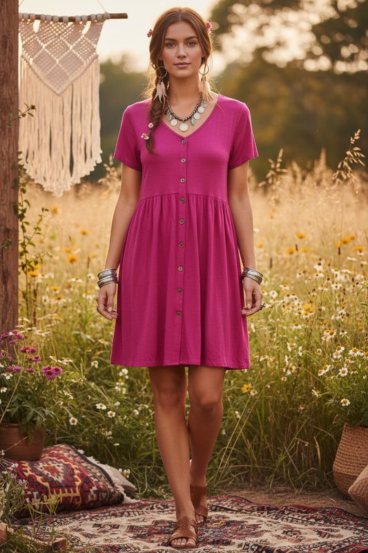 LuLaRoe • Heidi • Babydoll Dress • Rayon Fabric