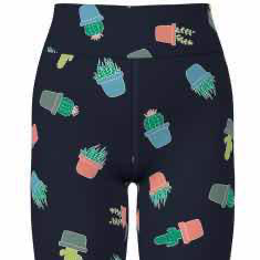 LuLaRoe Buttery Soft Leggings • Black Multi Cactus