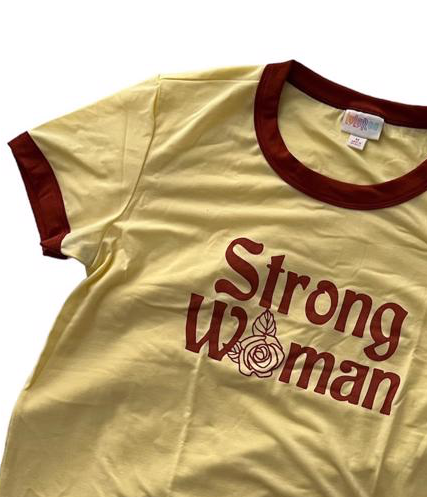 Liv T-Shirt Strong Woman Graphic