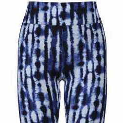 LuLaRoe Buttery Soft Leggings • Black Blue Vertical Tie Dye Stripe