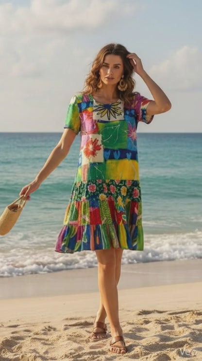 Vintage Jams World Hattie Dress - Fusion