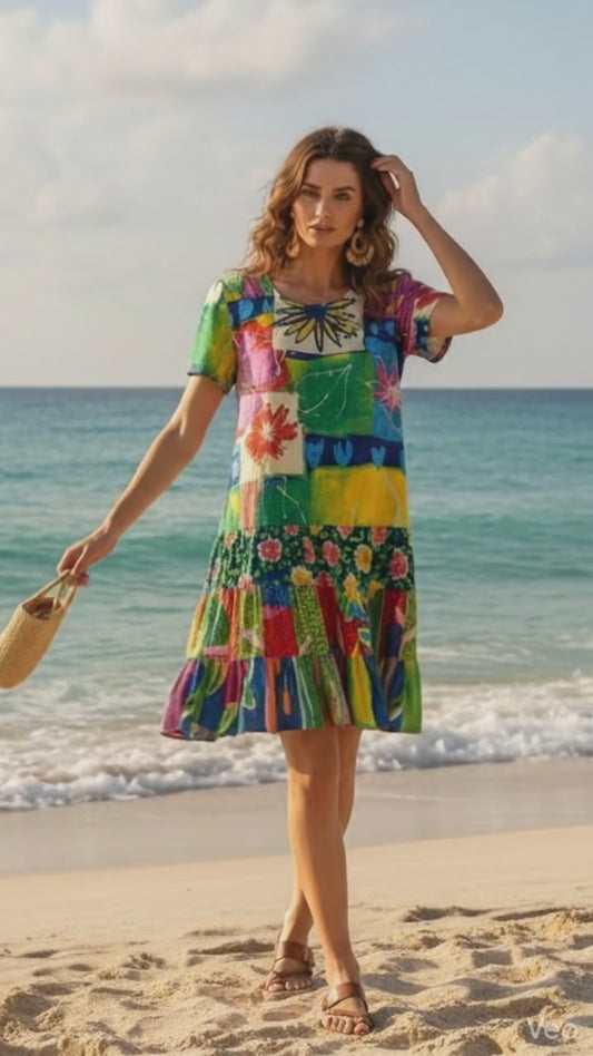 Vintage Jams World Hattie Dress - Fusion