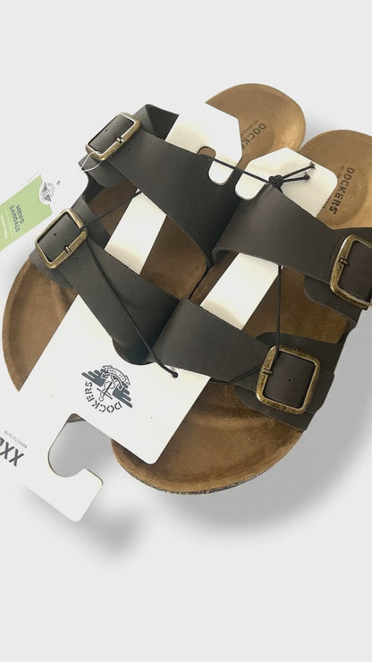 Levi’s  Dockers Men’s Double Buckle Slip On Sandal • Size XXL 13/14 • New