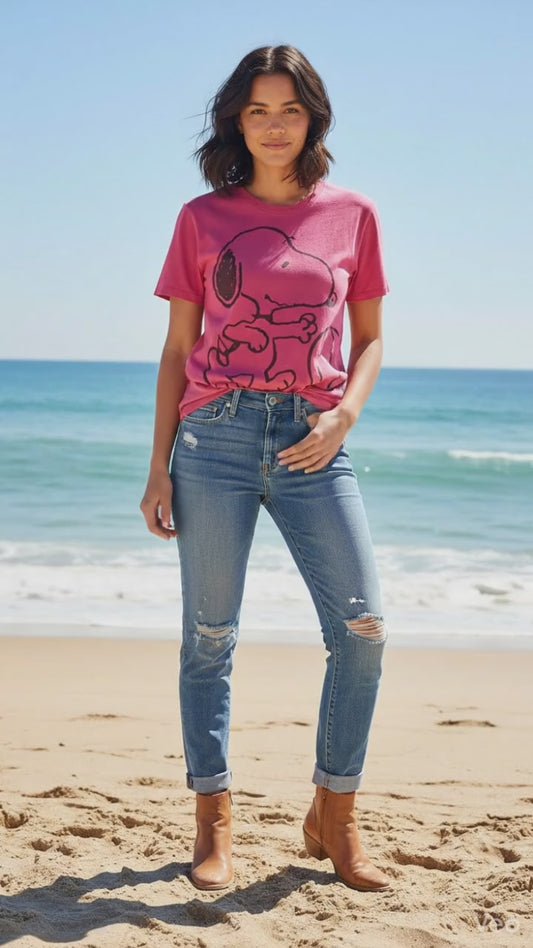 Vintage Levi & Peanuts Colab Snoopy T-Shirt