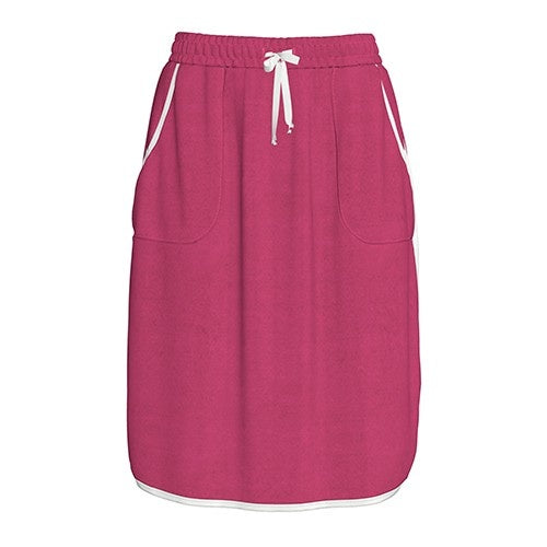 LuLaRoe Lonica • Dolphin Hem Skirt • - Solid Fandango Pink