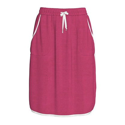 LuLaRoe Lonica • Dolphin Hem Skirt • - Solid Fandango Pink