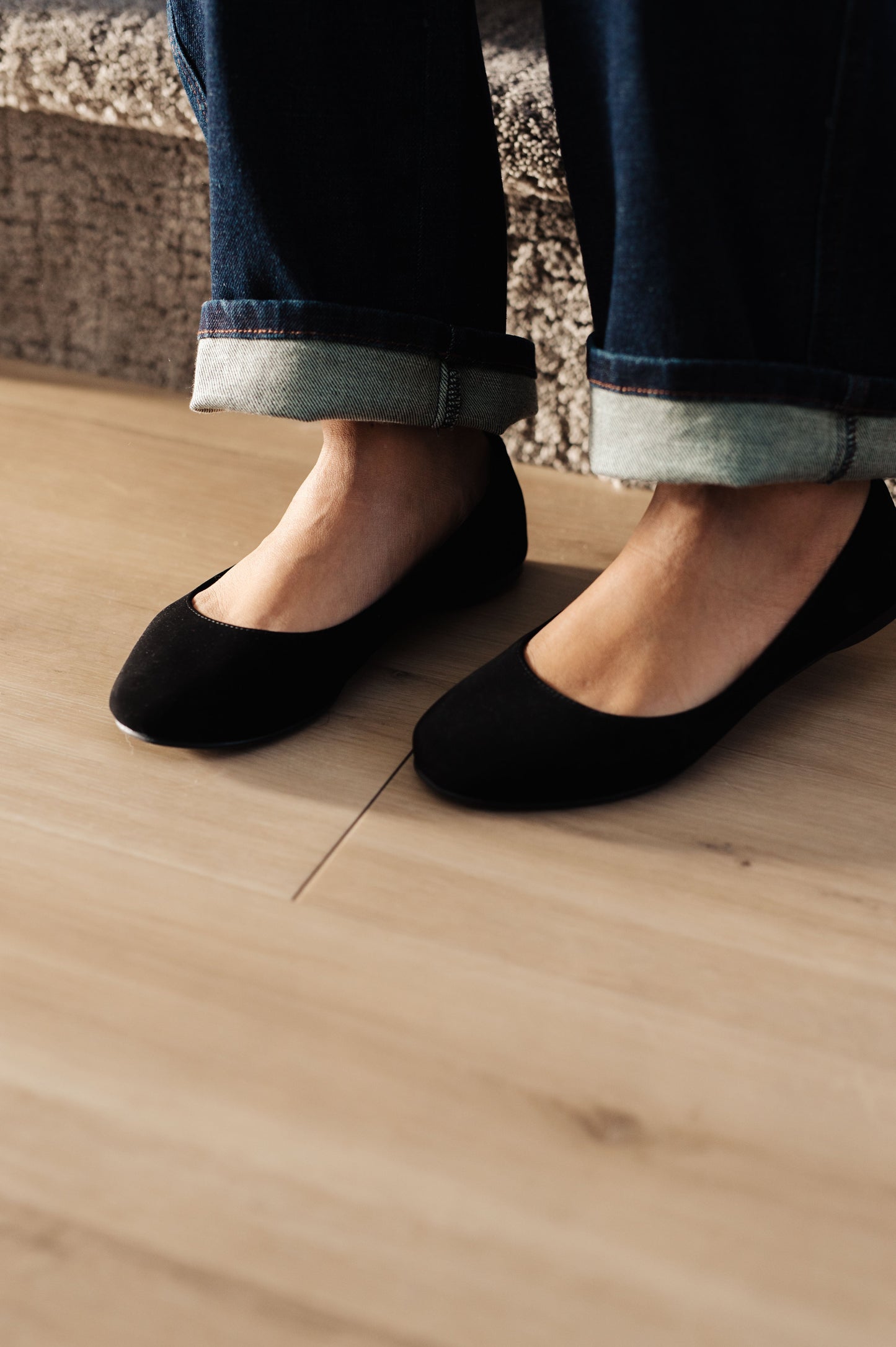Soda • On Your Toes Ballet Flats in Black