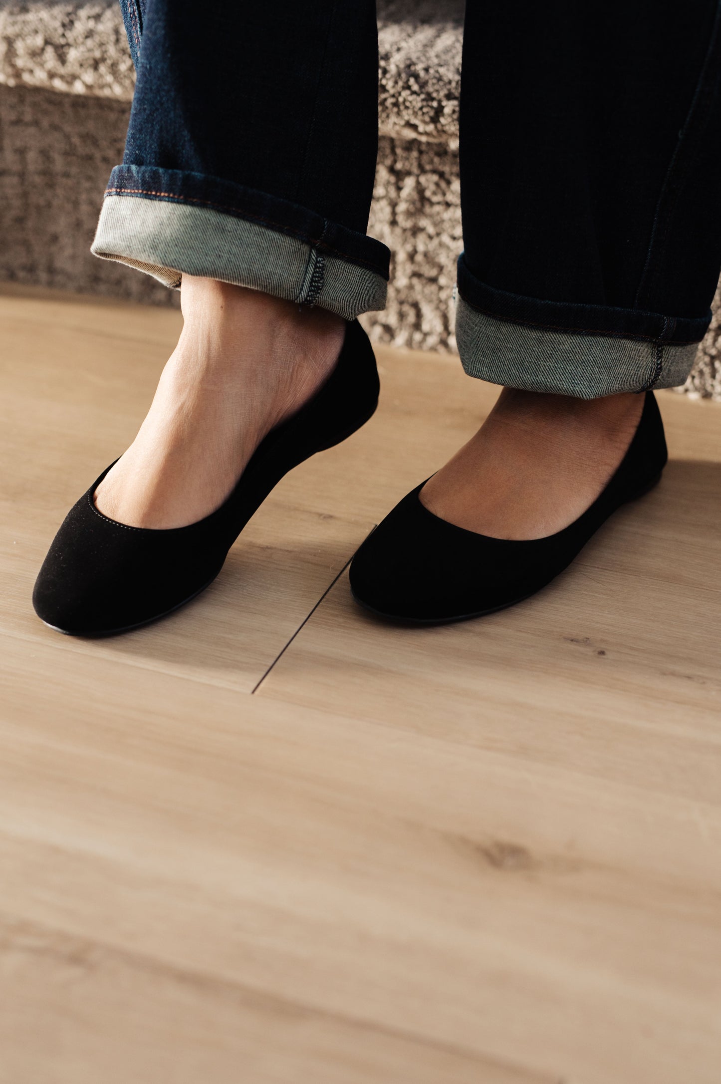 Soda • On Your Toes Ballet Flats in Black